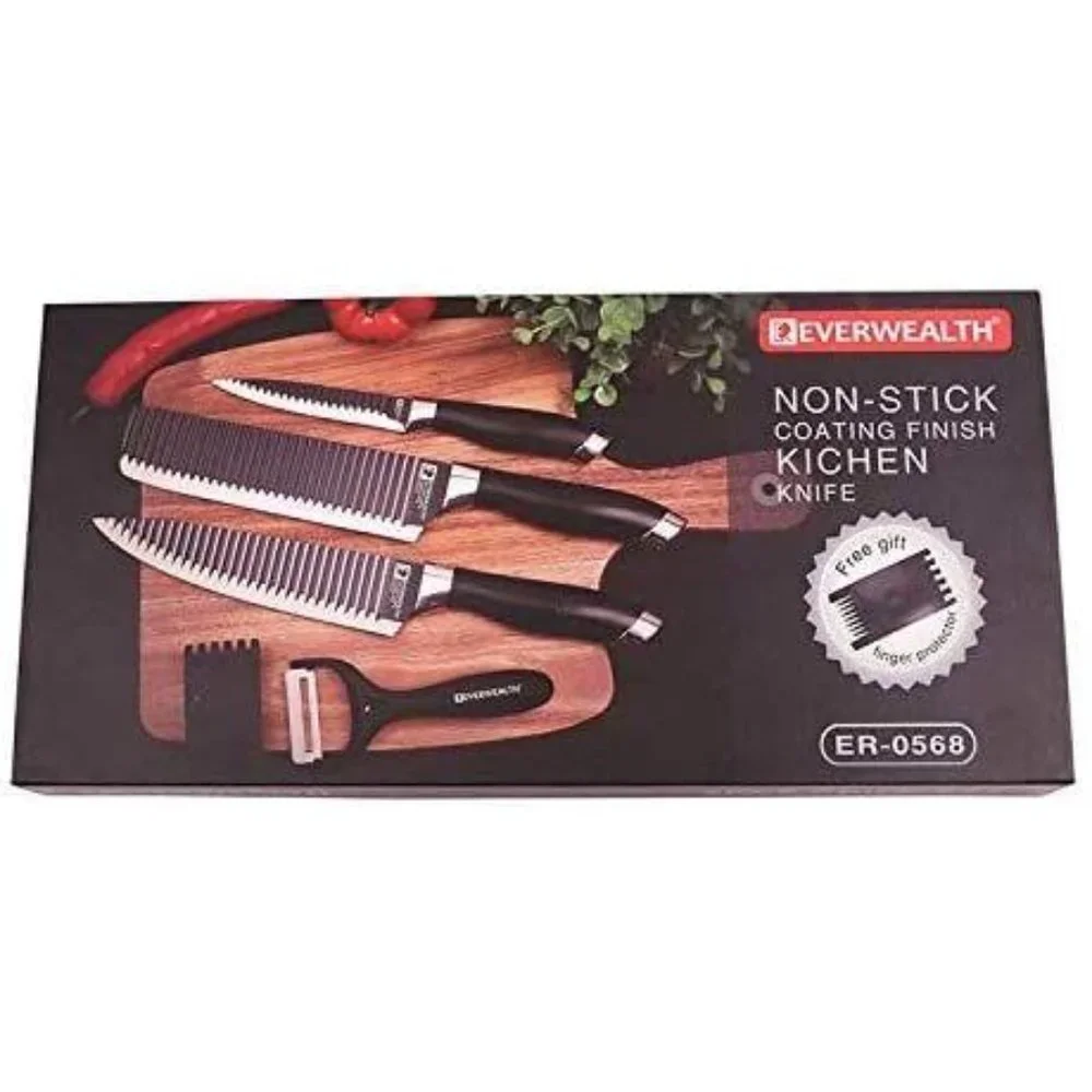 Kiritsuke Chef Knife Comfort Pro Series High Carbon Stainless Steel 5 PCS Knives - Picture 3 of 7